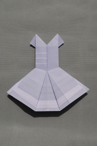 kim quach origami robe